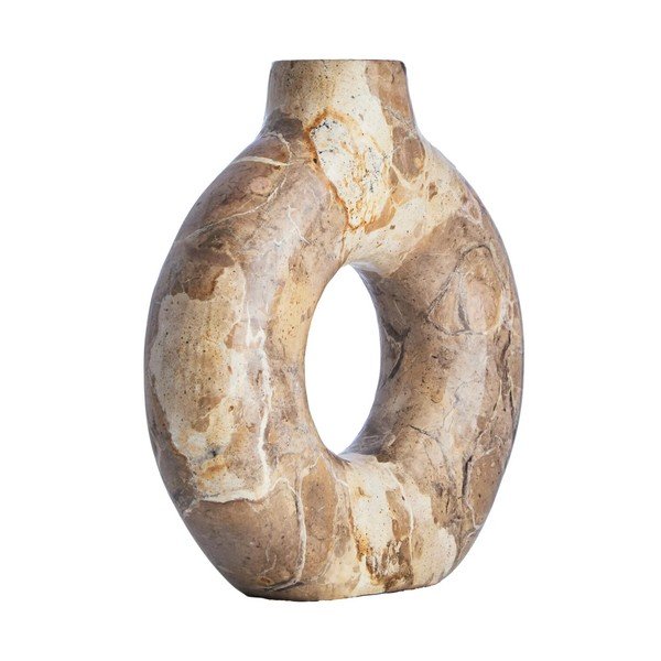 Hnedá mramorová váza (výška  20 cm) Santino – Premier Housewares-image-4