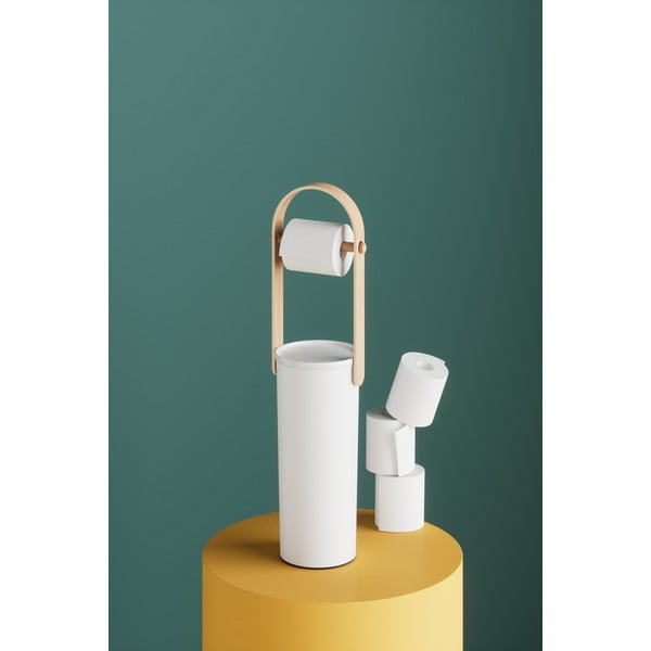 Biely plastový stojan na toaletný papier Bellwood – Umbra-image-4