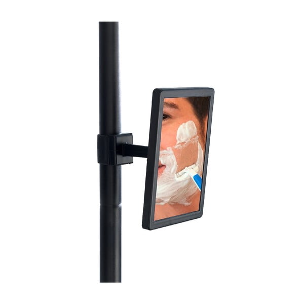 Teleskopická rohová polica do sprchy Wenko Prea Silver/Black, 27 × 20 cm-image-3