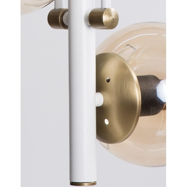 Závesné svietidlo so skleneným tienidlom ø 15 cm Libra – Squid Lighting-image-2