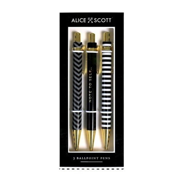 Sada 3 guľôčkových pier Alice Scott by Portico Designs