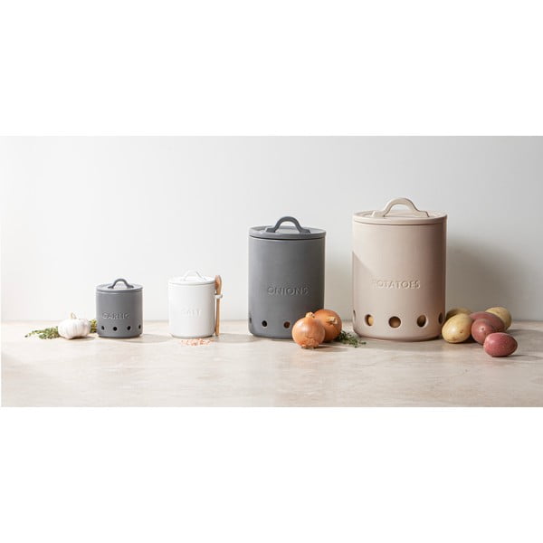 Keramická dóza na cibuľu a cesnak Essentials – Ladelle-image-3