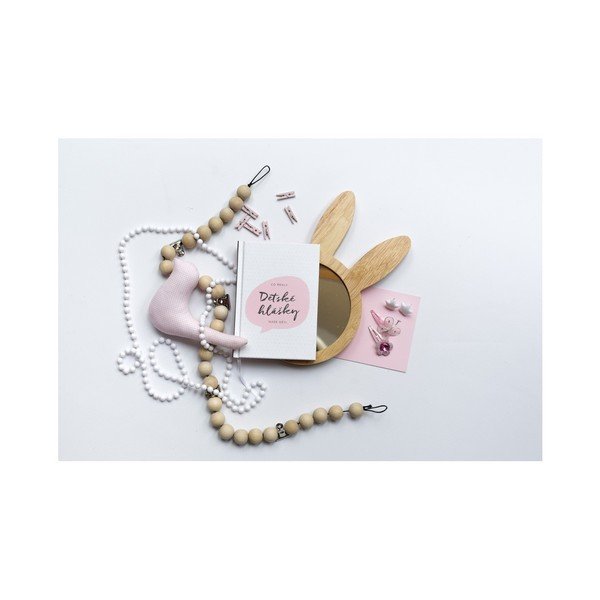 Ružový zápisník so záložkou na detské hlášky Bloque.-image-3