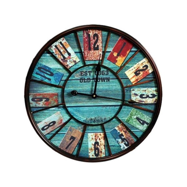 Nástenné hodiny Bluebood, 58 cm