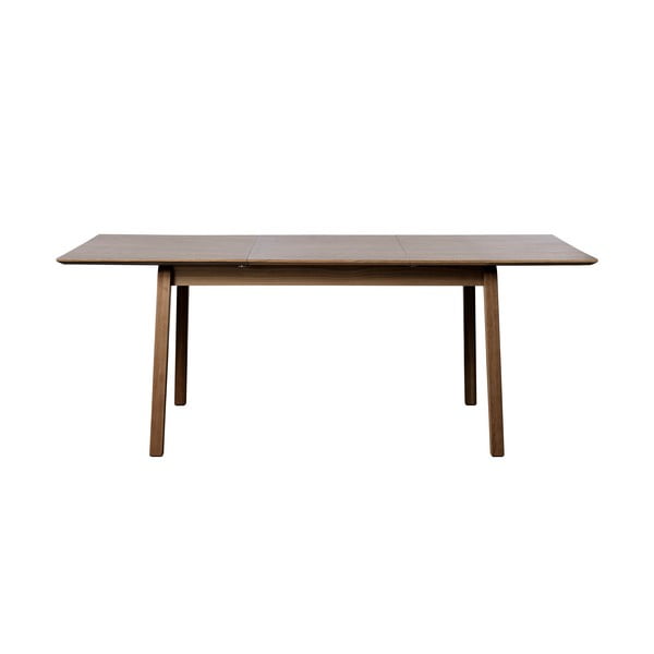 Hnedý rozkladací jedálenský stôl s doskou v dubovom dekore 95x200 cm Bari – Unique Furniture-image-4