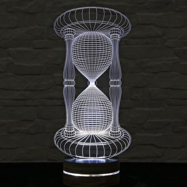 3D stolová lampa Time