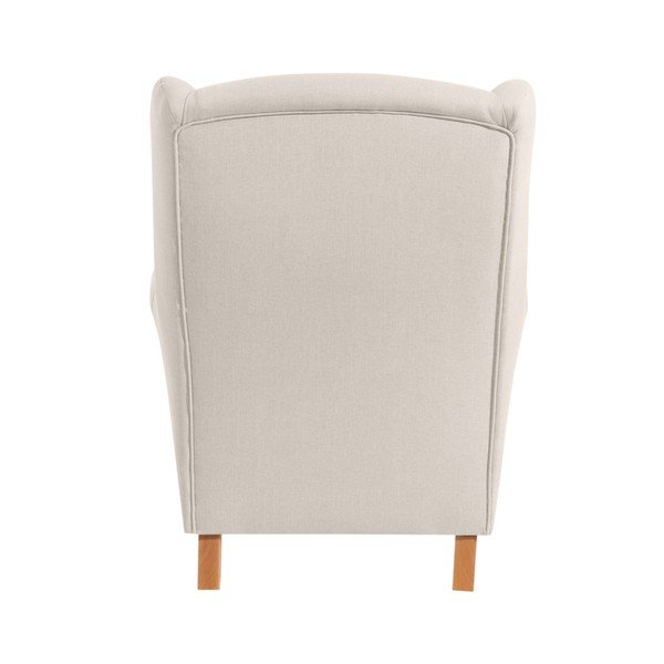 Krémové kreslo ušiak Max Winzer Lorris Cream-image-1