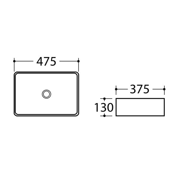 Béžové keramické umývadlo 47,5x37,5 cm Dalma – Sapho-image-4