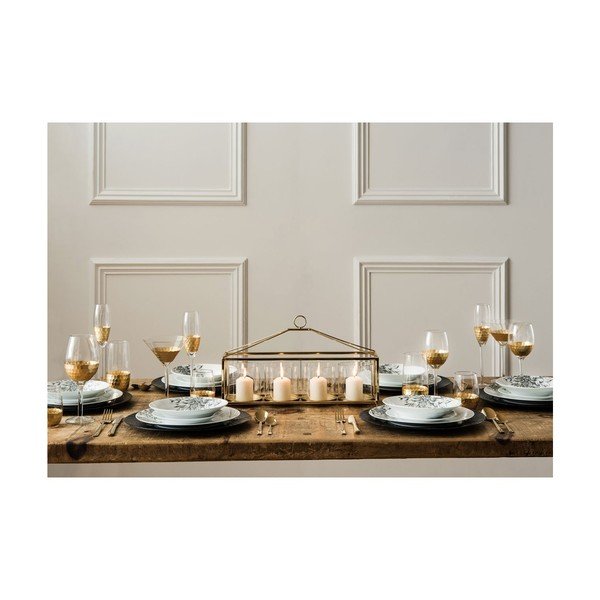 Sada 4 pohárov na biele víno z ručne fúkaného skla Premier Housewares Astrid, 3 dl-image-1