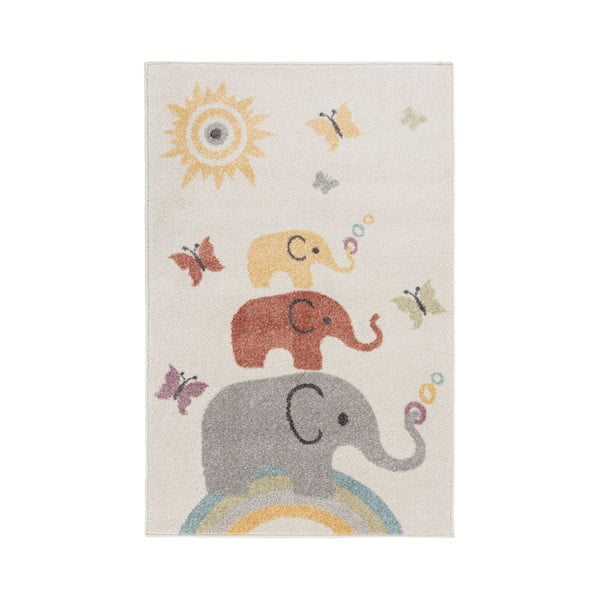 Detský koberec Flair Rugs Elephants, 80 x 120 cm