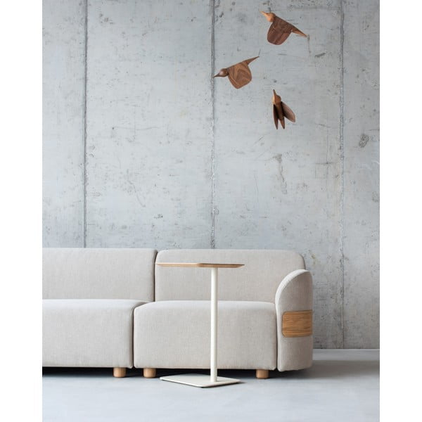 Kovový odkladací stolík 42x34.6 cm Loop - Gazzda-image-3