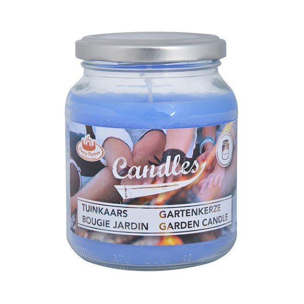 Sada 4 záhradných sviečok v poháriku Esschert Design Garden, doba horenia 36 hodín-image-1