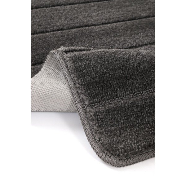 Antracitové kúpeľňové predložky v súprave 2 ks 50x80 cm Yeni Cizgli – Foutastic-image-3