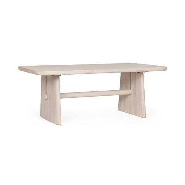 Konferenčný stolík z mangového dreva v svetlo prírodnej farbe 60x110 cm Elisheva – Bizzotto