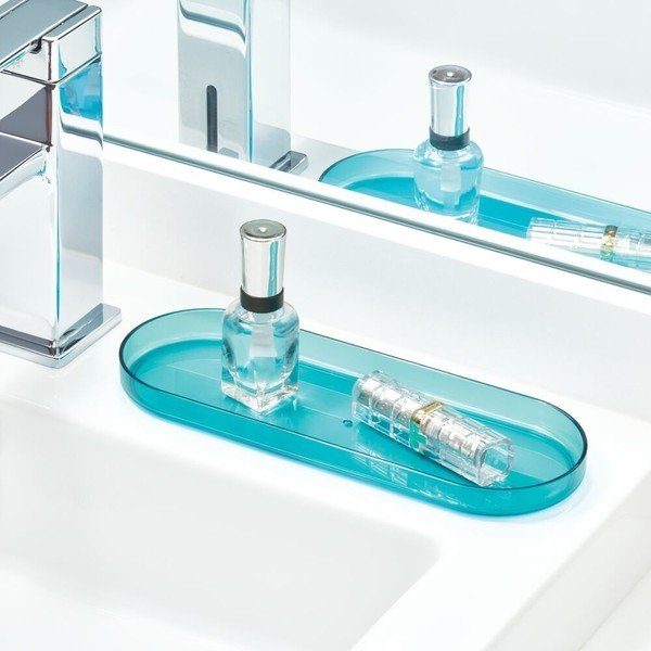 Tyrkysový podnos na šperky iDesign Finn-image-1