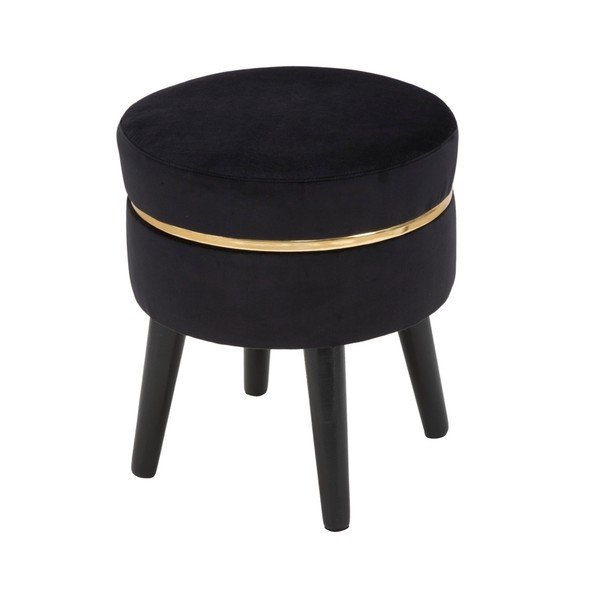 Čierna polstrovaná stolička Mauro Ferretti Paris-image-1