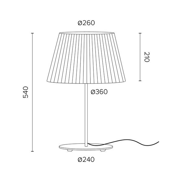 Béžová stolová lampa Sotto Luce Kami, ⌀ 26 cm-image-1