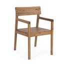 Drevená záhradná stolička v prírodnej farbe Rodano – Bizzotto