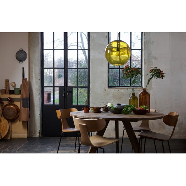 Jedálenský stôl z brestového dreva BePureHome Tondo, ⌀ 140 cm-image-1