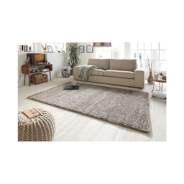 Sivý koberec Mint Rugs Allure Ronno Grey Rose, 80 × 150 cm-image-2