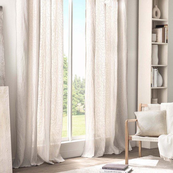 Záves v prírodnej farbe 140x240 cm Cirana – douceur d'intérieur-image-2