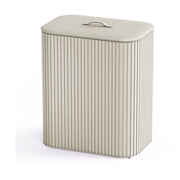 Béžový bambusový kôš na bielizeň 2x45 l Tota Luxe – Joseph Joseph-image-3