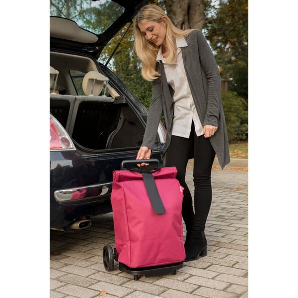 Fialový nákupný vozík Vileda Gimi, 50 l-image-2