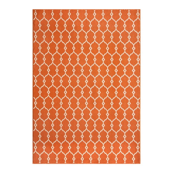 Oranžový koberec Nourison Baja Cuzco, 170 × 119 cm