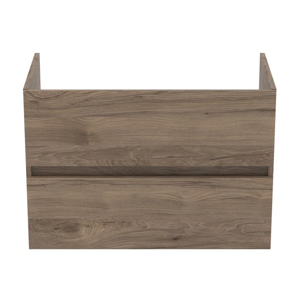 Závesná skrinka pod umývadlo v dekore orecha v prírodnej farbe 80x55 cm Eurovit+ – Ideal Standard
