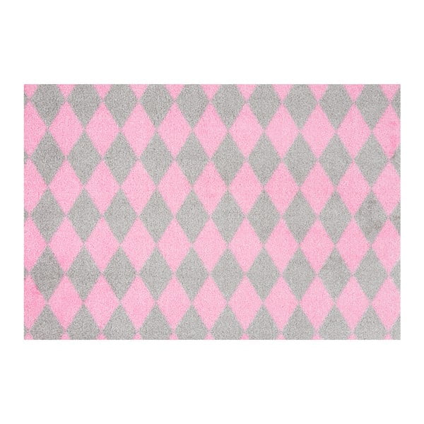 Ružovo-sivá rohožka Zala Living Circus, 50 × 70 cm