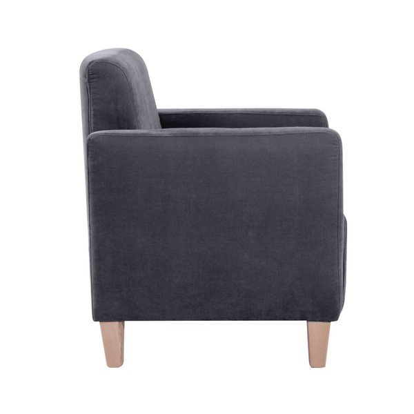 Antracitové kreslo Max Winzer Milla Velor-image-3