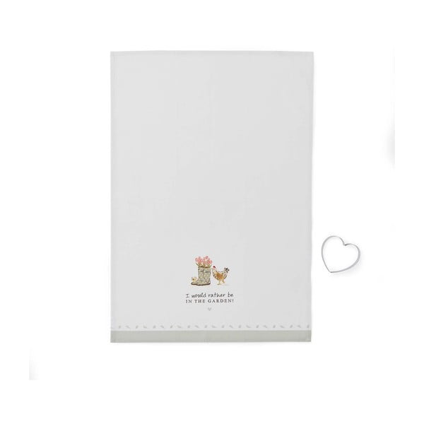 Bavlnená utierka s vykrajovačom v súprave 2 ks 45x65 cm Hen House – Cooksmart ®-image-2