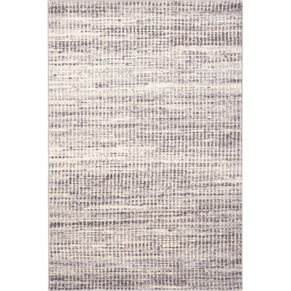 Krémovobiely vlnený koberec 200x300 cm Striped – Agnella