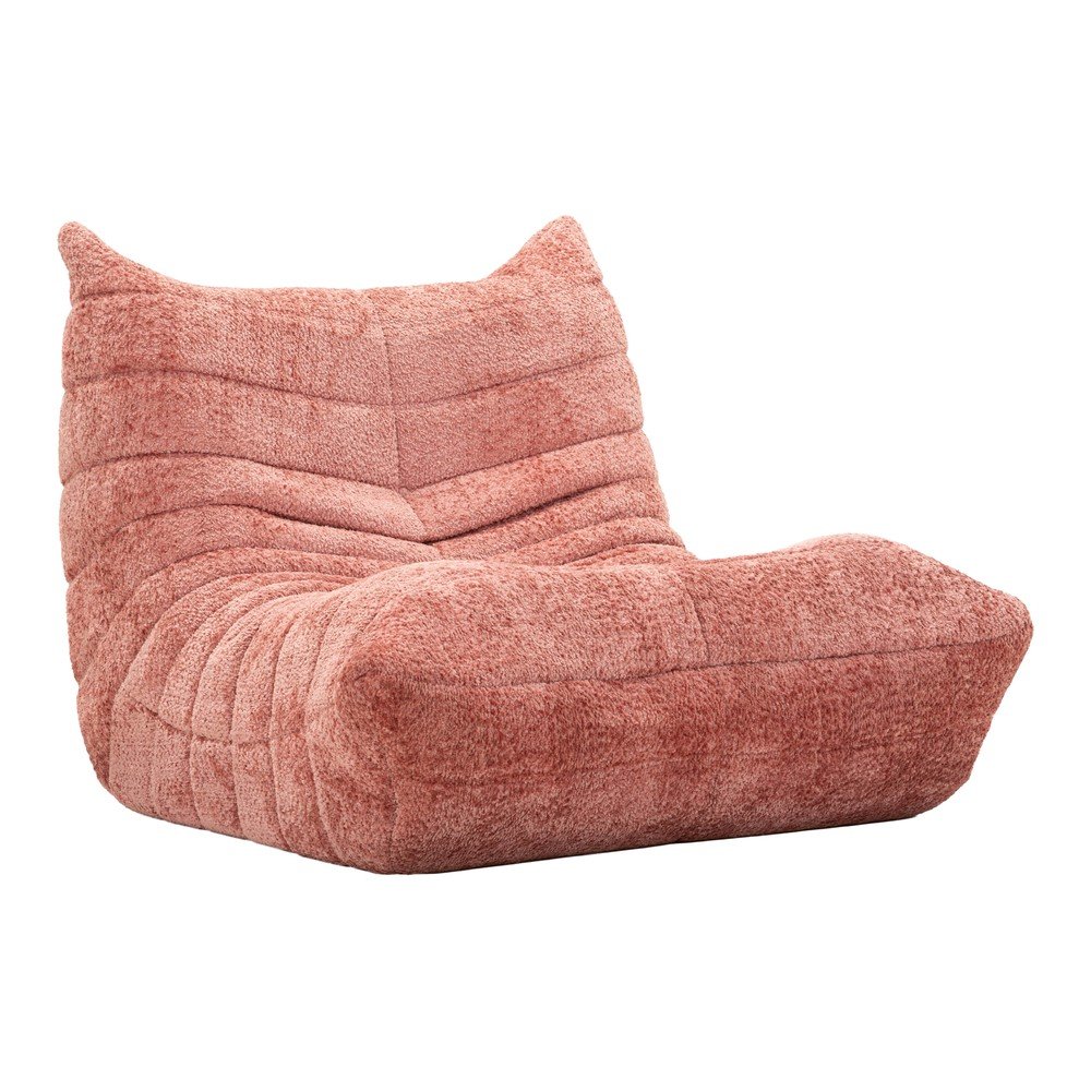 Ružový sedací vak z textílie buklé Mask – Mauro Ferretti