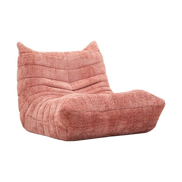 Ružový sedací vak z textílie buklé Mask – Mauro Ferretti