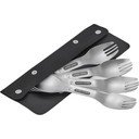 Antikoro jedálenské vidličky v súprave 4 ks v striebornej farbe Spork – Black + Blum