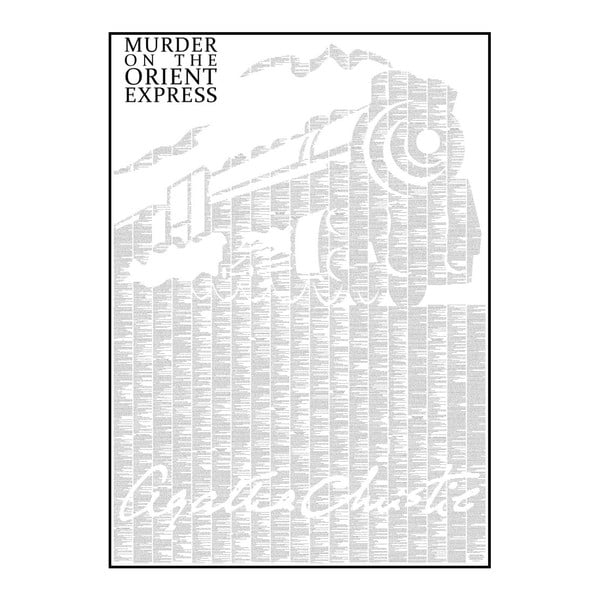 Knižný plagát Vražda v Orient Exprese 1984, 70x100 cm