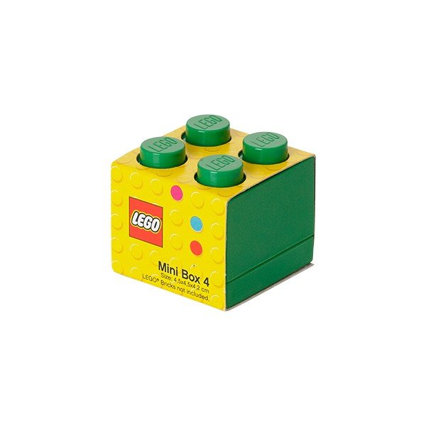 Zelený úložný box LEGO® Mini Box Green-image-1