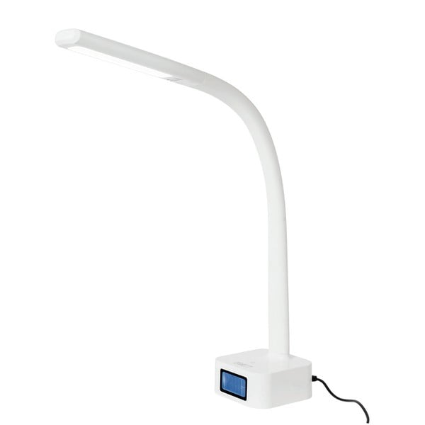 Biela stolová lampa s LED svetlom SULION Nise