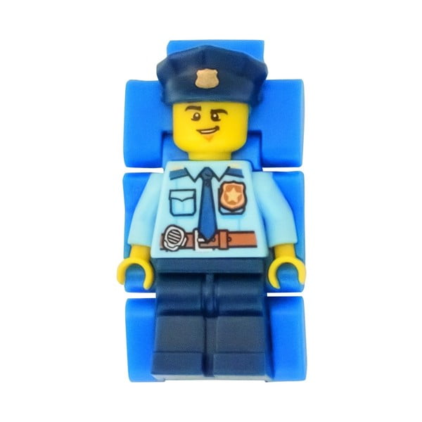 Detské hodinky s figúrkou LEGO® City Police Officer-image-3