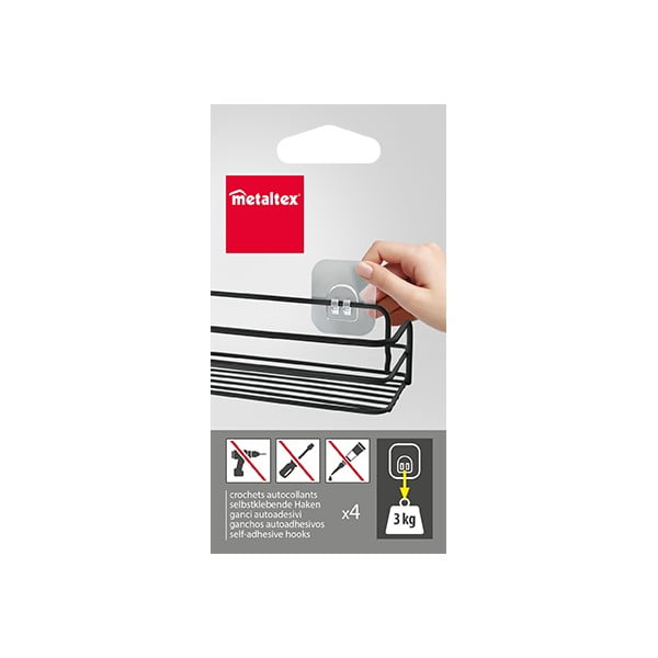 Plastové háčiky v súprave 4 ks – Metaltex-image-1