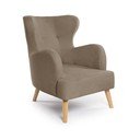 Béžové kreslo ušiak Noemye – Bonami Selection