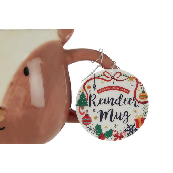 Hnedý porcelánový hrnček 500 ml Rudy – Premier Housewares-image-2