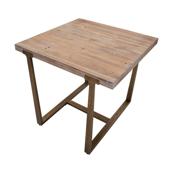 Jedálenský stôl v prírodnej farbe 80x80 cm Ankara – Mauro Ferretti-image-4