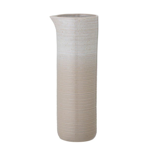 Krémovobiely kameninový džbán Bloomingville Taupe, 1,1 l