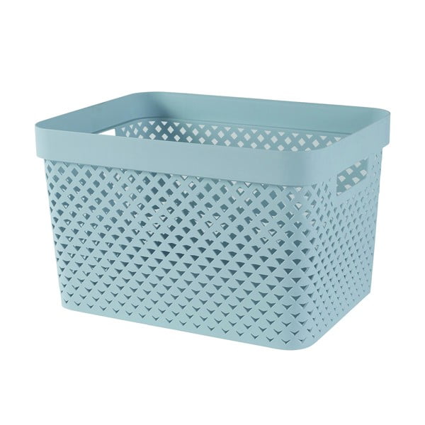 Svetlomodrý plastový úložný box 35,5x26x22 cm Pure – Curver