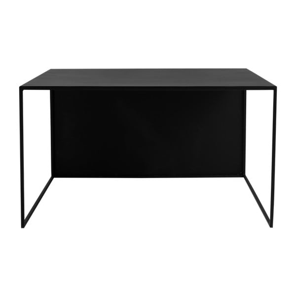 Čierny konferenčný stolík Custom Form 2Wall, dĺžka 80 cm