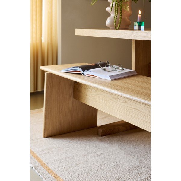 Lavica z preglejky v prírodnej farbe Baenk – Hübsch-image-4