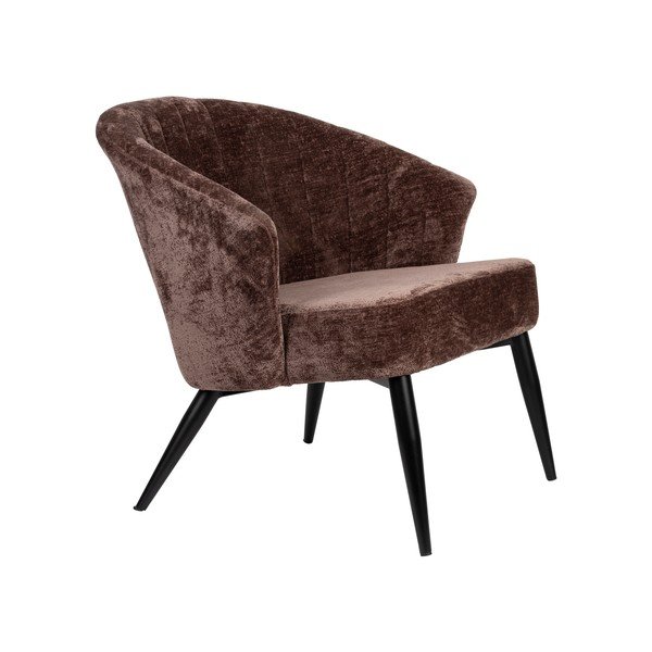 Fialové kreslo Georgia – Dutchbone