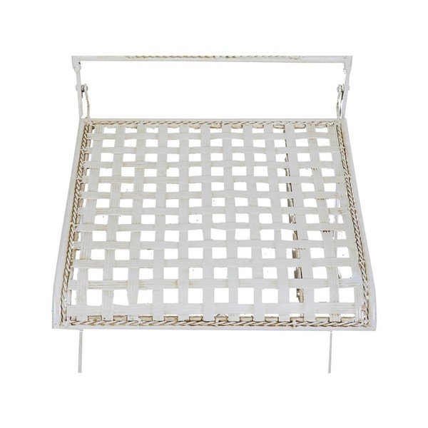 Biela záhradná stolička Algoma-image-3